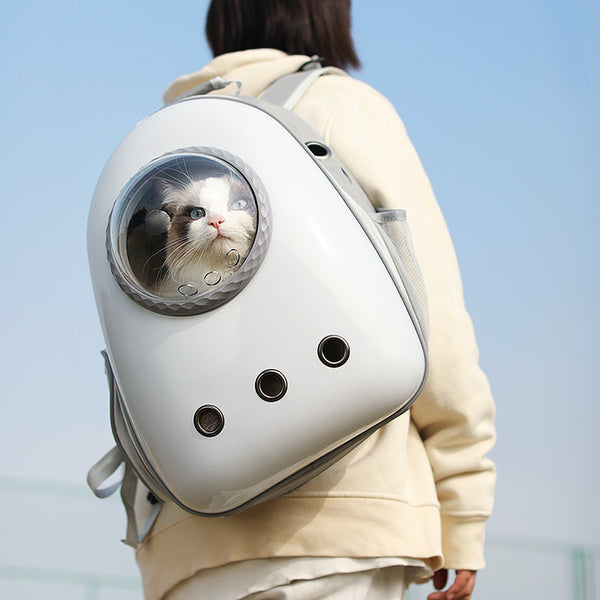Cat Backpack Carrier Space Capsule for Small Medium Cat Puppy Dog Fit Pet Up to 16 Pounds