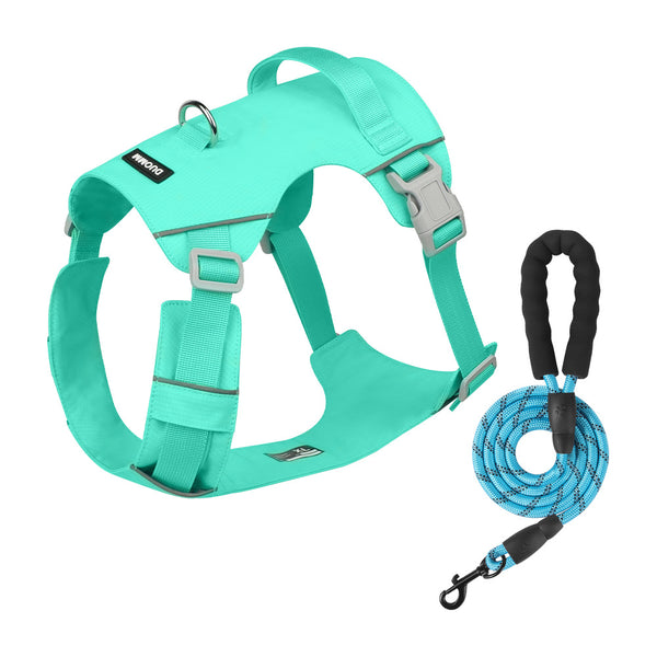 Dog Harness with Leash（1.5M） Set， No Pull ，For Large dog with Handle XL