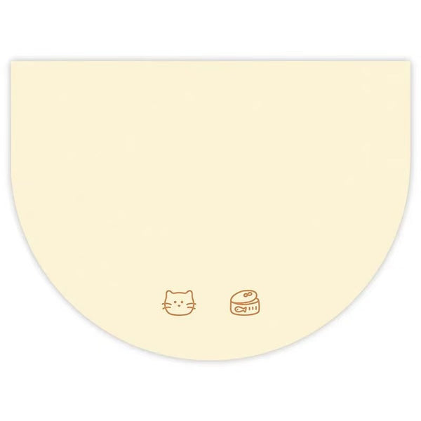 Dog Cat Food Mat - Semicircle  40x60CM