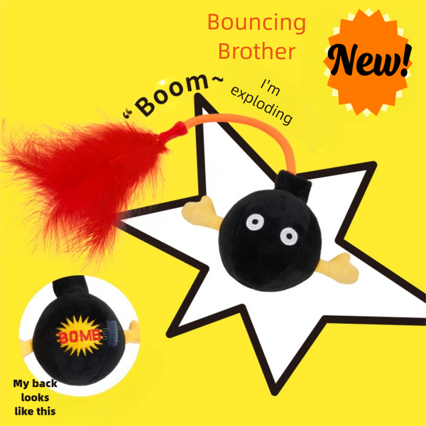 Cat Toy Balls Soft Kitten Pompon Toys 9CM - Boom