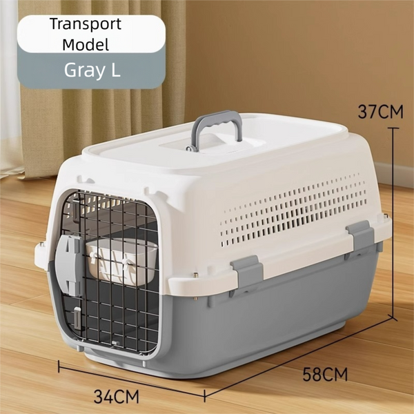 Hard-Sided Pet Travel Carrier, 58cm