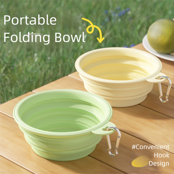 2-Pack Collapsible Dog Pet Bowl